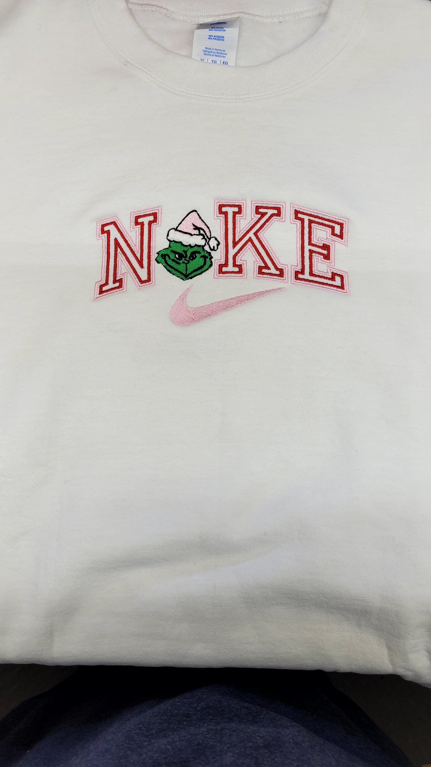 Grinch Swoosh Crewneck Sweatshirt