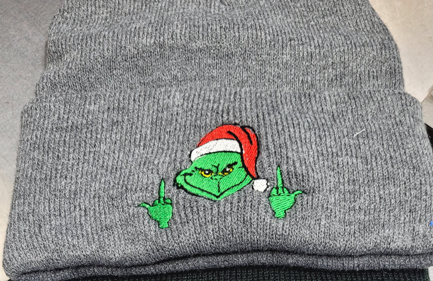 Flipping Grinch Beanie