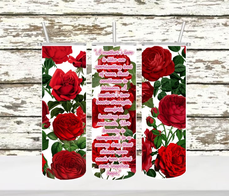 Roses for Mom Tumbler