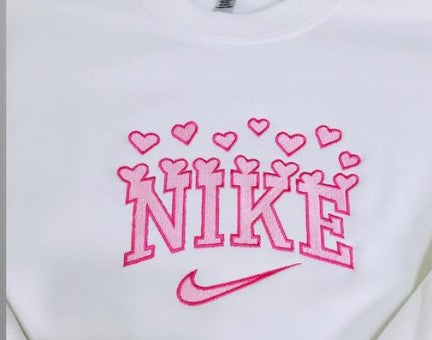 Heart Swoosh Crewneck Sweatshirt