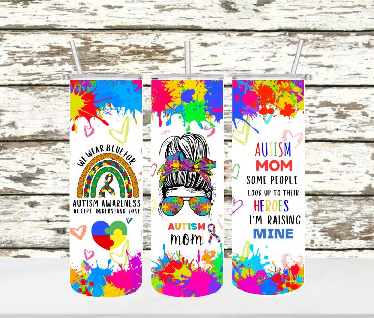 Autism Mom Tumbler