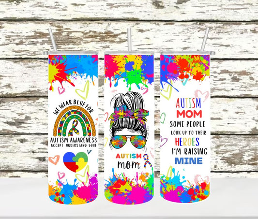 Autism Mom Tumbler