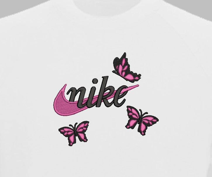 Butterfly Swoosh Crewneck Sweatshirt