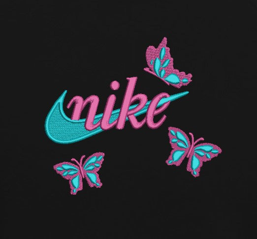 Butterfly Swoosh Crewneck Sweatshirt