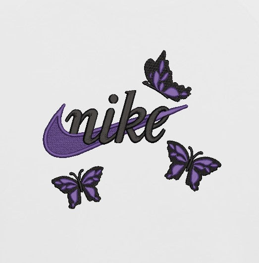 Butterfly Swoosh Crewneck Sweatshirt