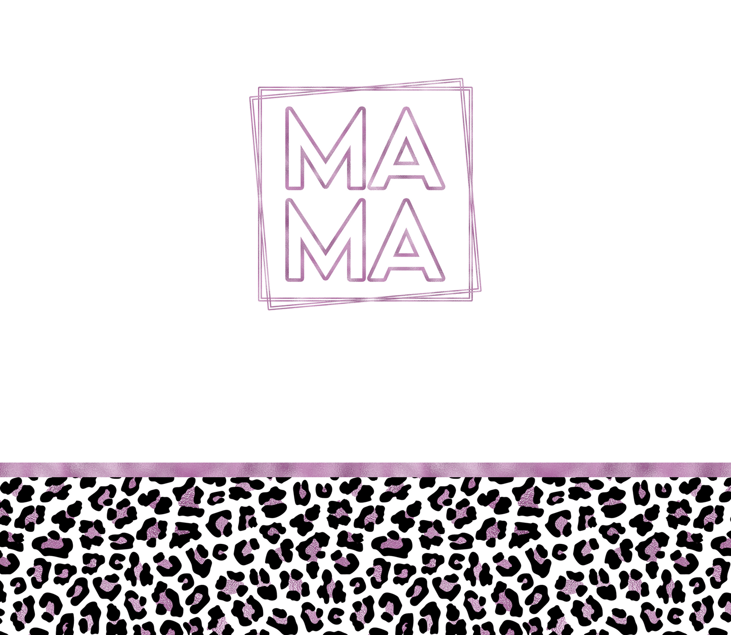 Pink Leopard Mama Tumbler