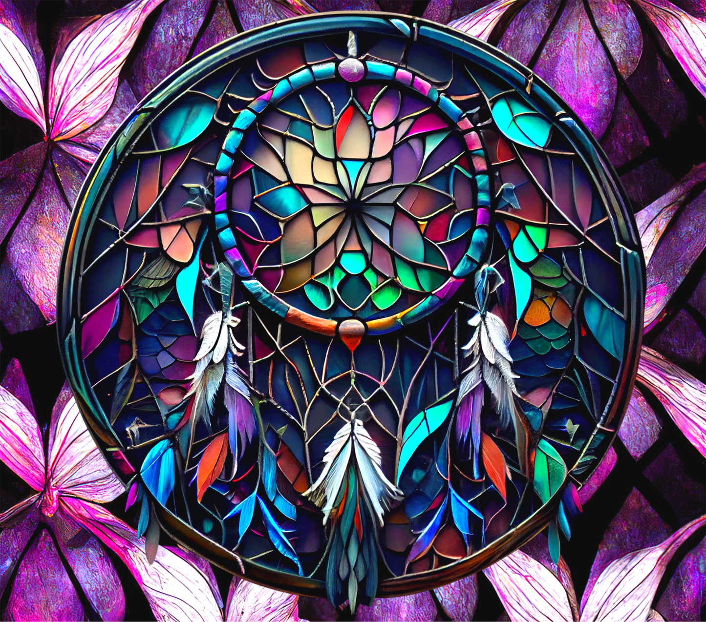 Stained Glass DreamCatcher Tumbler