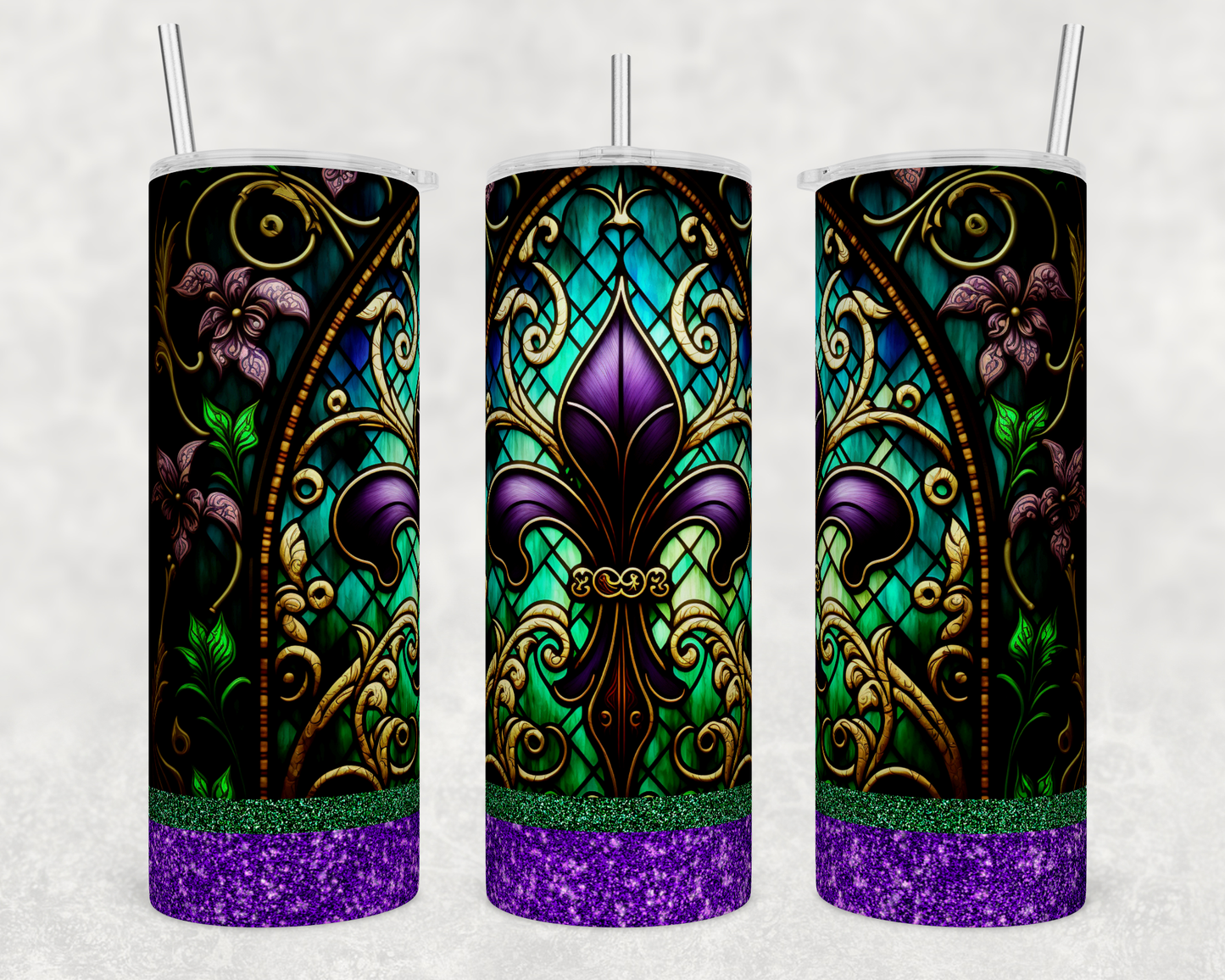 Stained Glass Purple of Tumbler