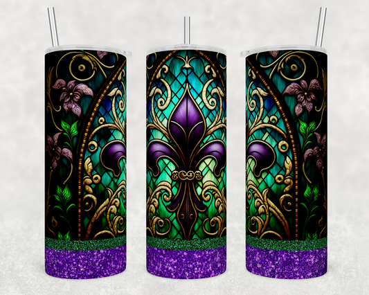 Stained Glass Purple of Tumbler